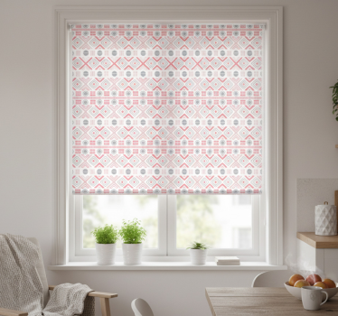 Store enrouleur cuisine motifs tribaux doux colorés - TenStickers