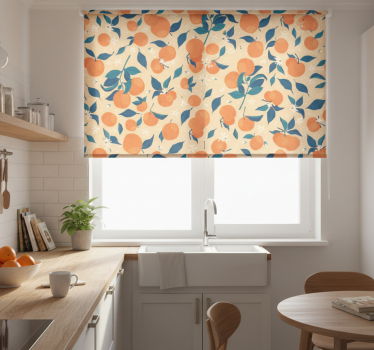 Store enrouleur cuisine oranges en ensemble - TenStickers
