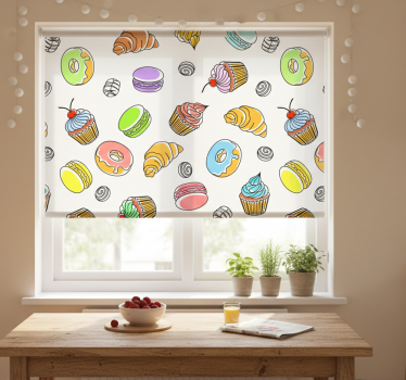 Store enrouleur cuisine pâtisseries délicieuses - TenStickers