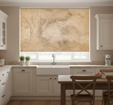 Store enrouleur cuisine paysage tropical vintage - TenStickers