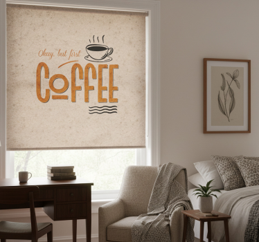 Store enrouleur cuisine phrase vintage élégante - TenStickers