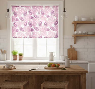 Store enrouleur cuisine raisins roses et violets - TenStickers