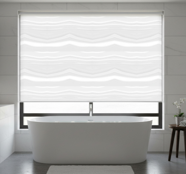 Store enrouleur gris effet marbre blanc - TenStickers