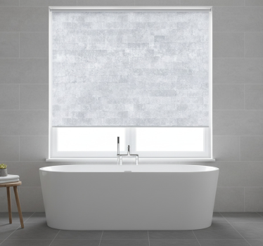 Store enrouleur gris motif brique vieilli - TenStickers