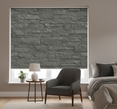 Store enrouleur gris pierre de ledge charbon - TenStickers
