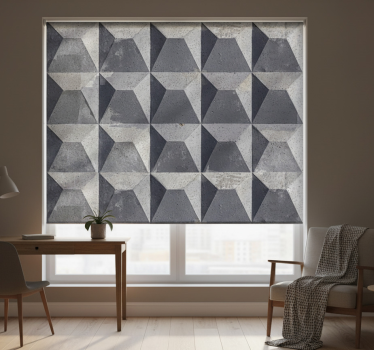 Store enrouleur gris texture béton brut - TenStickers
