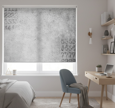 Store enrouleur gris texture pierre numérique - TenStickers
