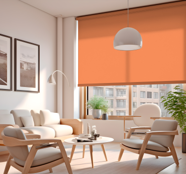 Store enrouleur salon Apricot Crush - TenStickers