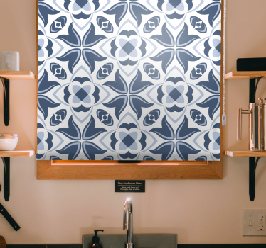 Store enrouleur cuisine thème de tuile complexe - TenStickers