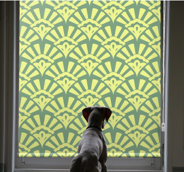 Store vintage des années 70 de couleur citron - TenStickers