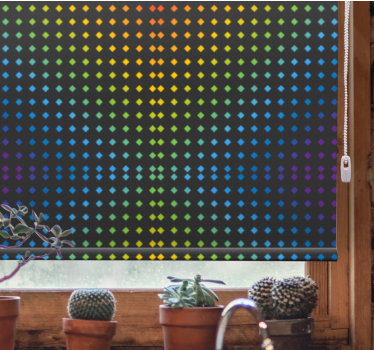 Store enrouleur cuisine fond mosaïque - TenStickers