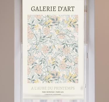 Store enrouleur salon avec images de galerie d'art - TenStickers
