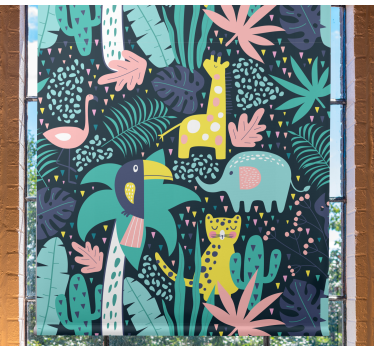 Store pour enfants style animaux dans la nature - TenStickers