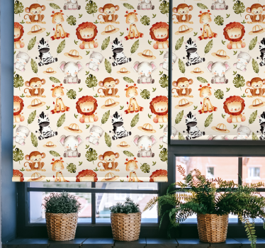 Stores pour enfants Safari beige - TenStickers