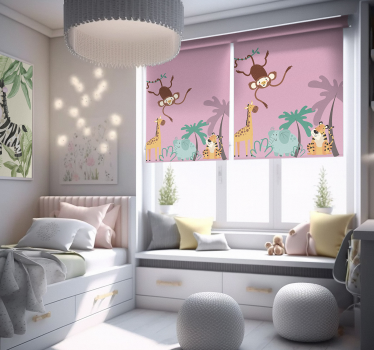 Store boho animaux dans la jungle - TenStickers
