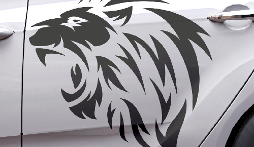 Stickers voiture style tribal