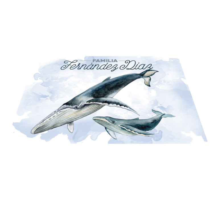 Set de table Poisson personnalisable - TenStickers