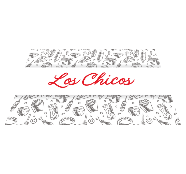 Set de table pour restaurant Icônes de nourriture avec nom - TenStickers