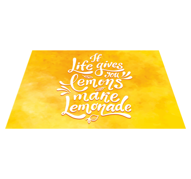 Set de table pour maison faites de la limonade - TenStickers