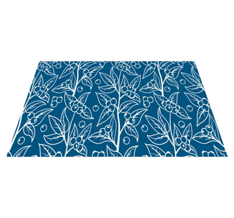 Set de table design bois motif floral délicat - TenStickers