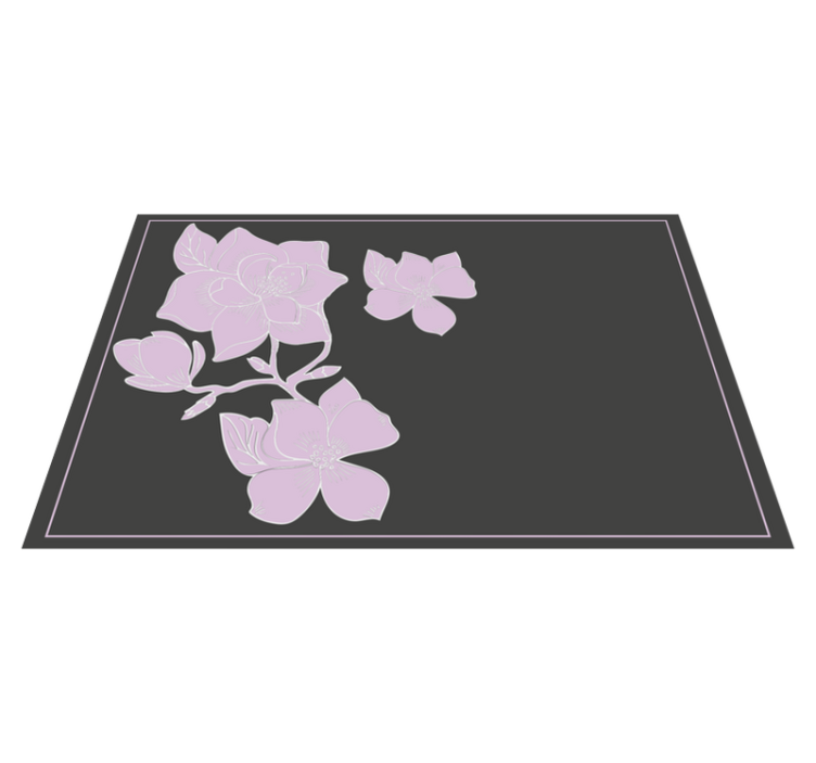 Set de table original fleurs de magnolia - TenStickers