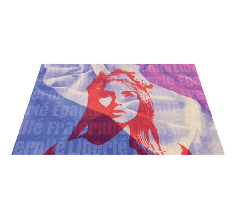 Set de table rectangulaire Marianne - TenStickers