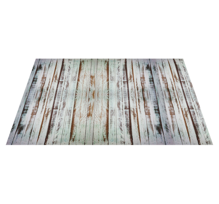 Set de table vintage planches bois vieilli - TenStickers