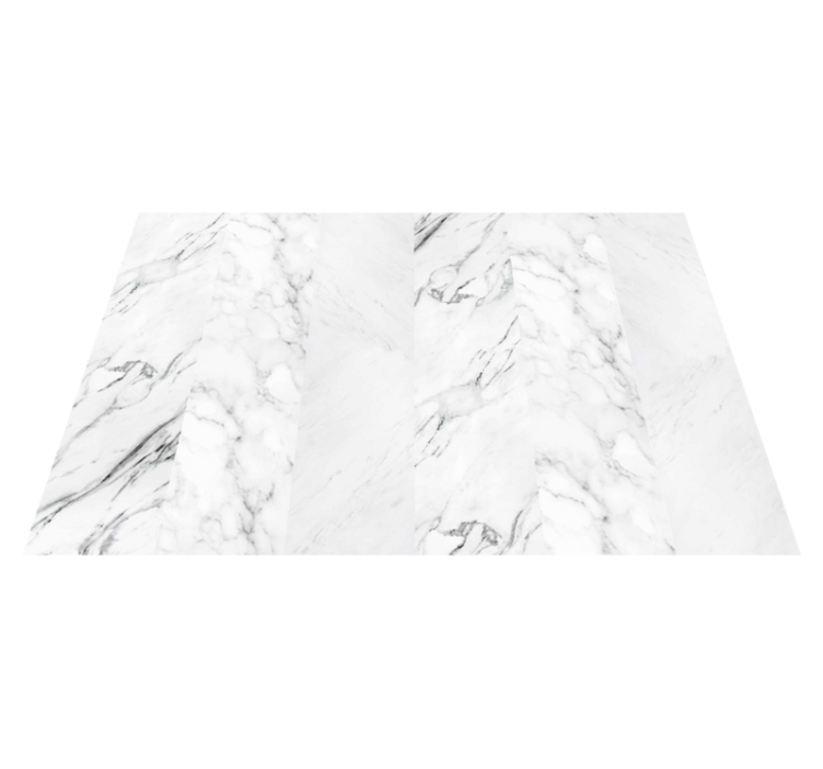 Set de table design imitation marbre blanc - TenStickers