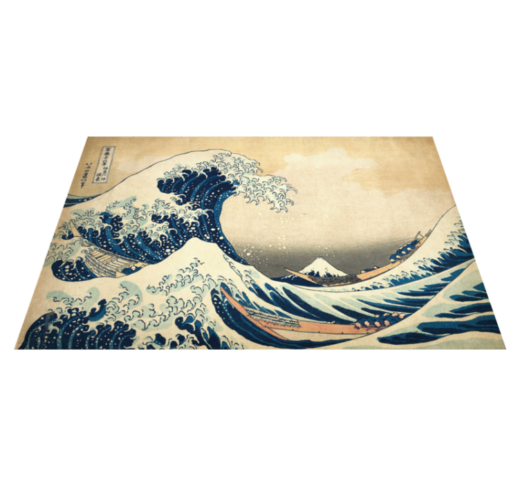 Set de table Vague de Kanagawa d'Hokusai - TenStickers