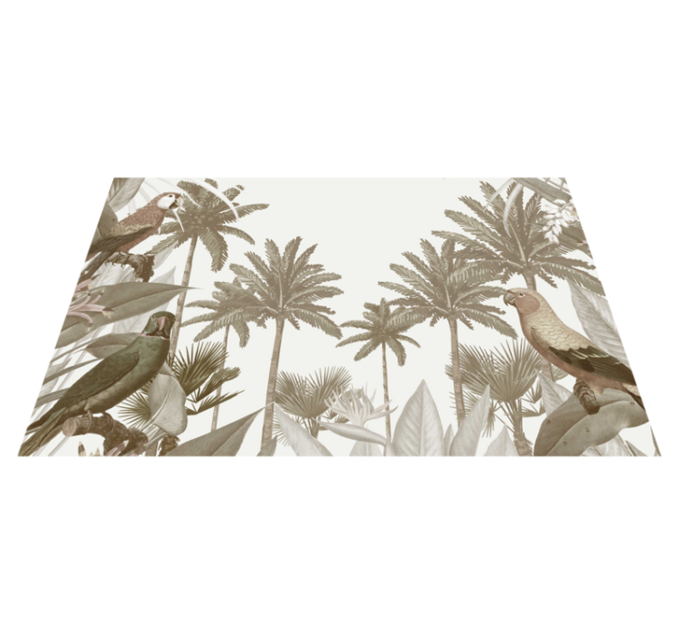 Set de table faune tropicale style vintage - TenStickers