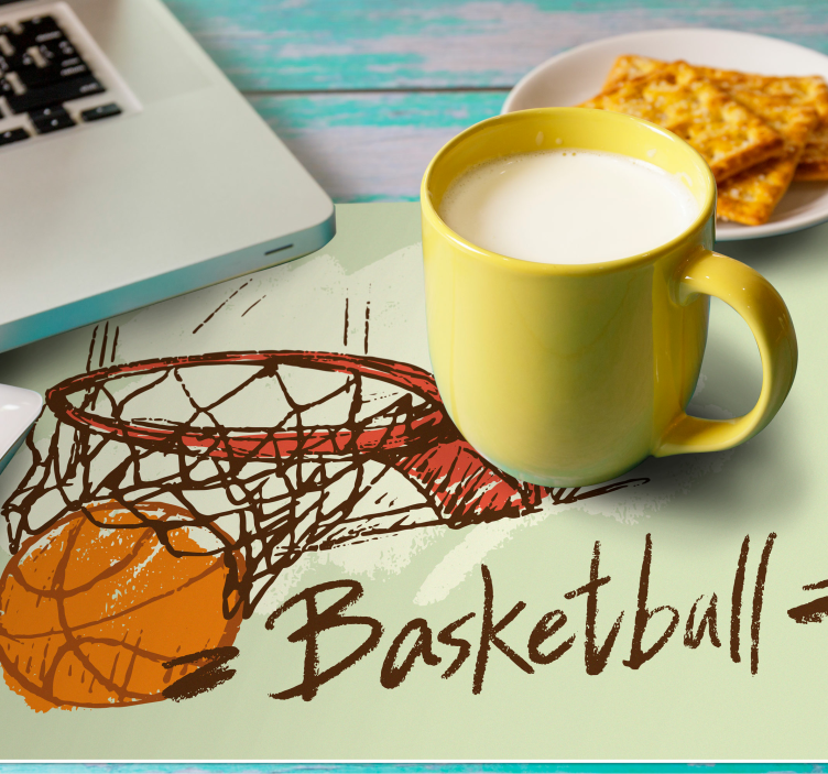 Set de table original motif panier de basket - TenStickers