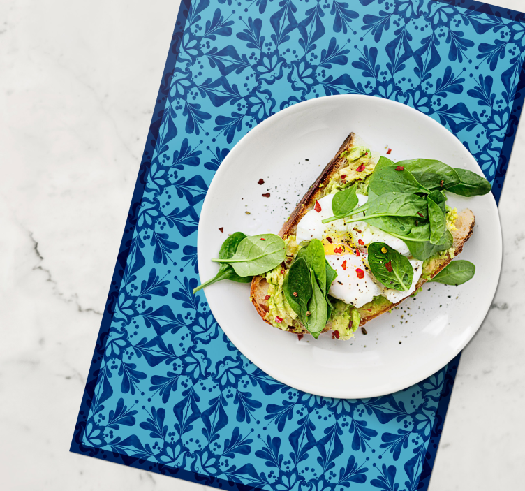 Set de table design bois idée botanique élégante - TenStickers