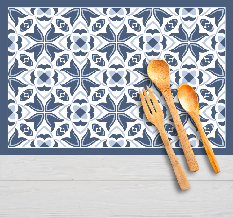 Set de table design bois motif botanique sophistiqué - TenStickers