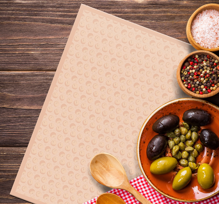 Set de table design bois motif subtil - TenStickers