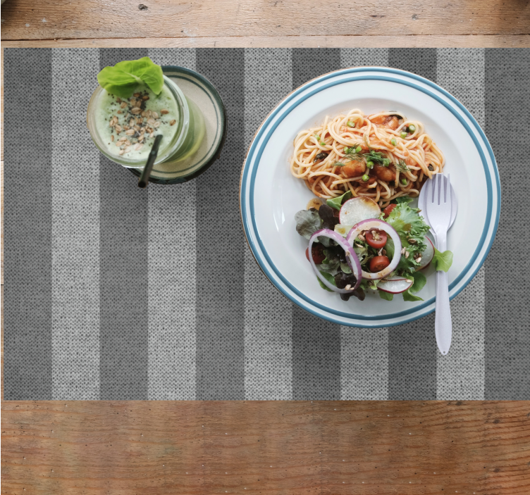 Set de table design bois surface de table rayée - TenStickers