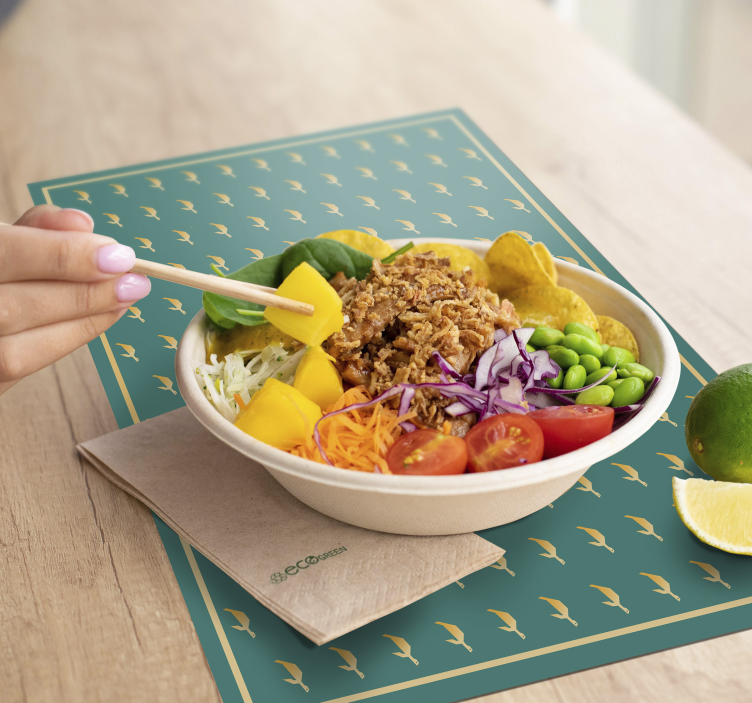 Set de table design élégant à motifs raffinés - TenStickers