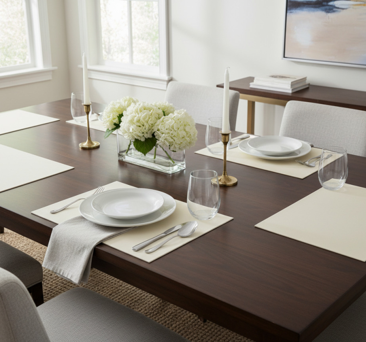 Set de table design élégant couleur danse des nuages - TenStickers