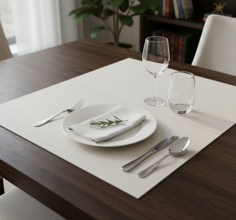 Set de table design élégant tonalité nuageuse - TenStickers