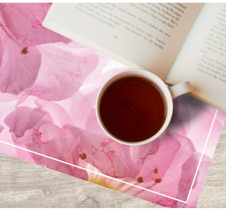 Set de table design élégant motif floral doux - TenStickers