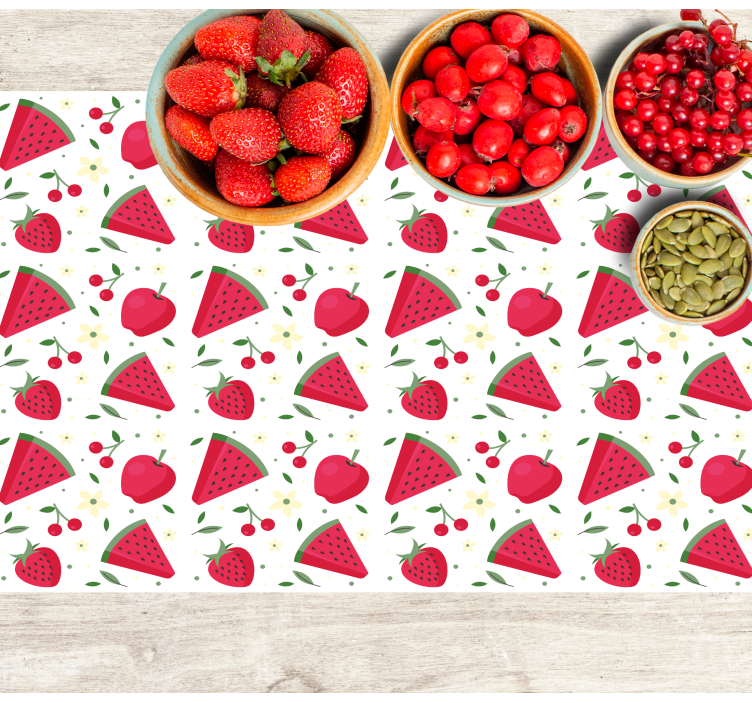 Set de table design enfant motif tranches de fruits - TenStickers
