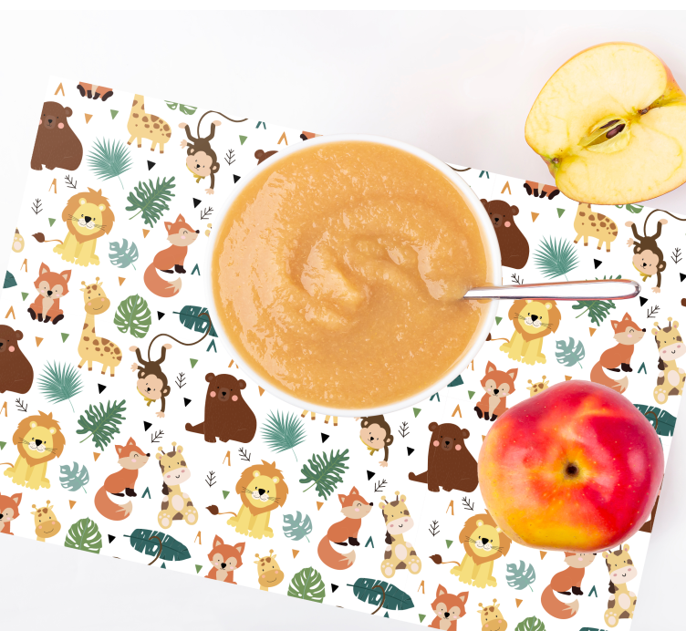 Set de table design enfant motifs animaux mignons - TenStickers