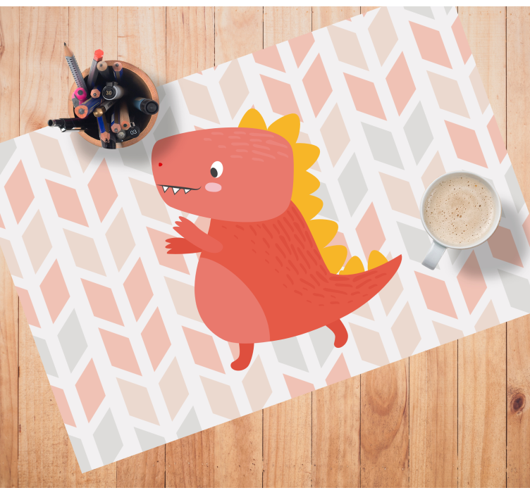 Set de table design enfant personnage dinosaure mignon - TenStickers