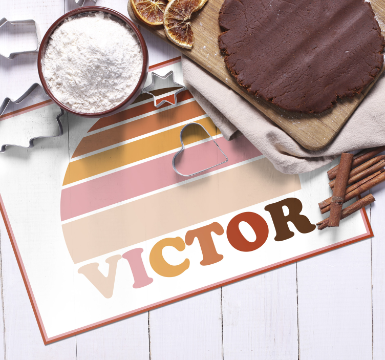 Set de table design nom set de table personnalisable - TenStickers