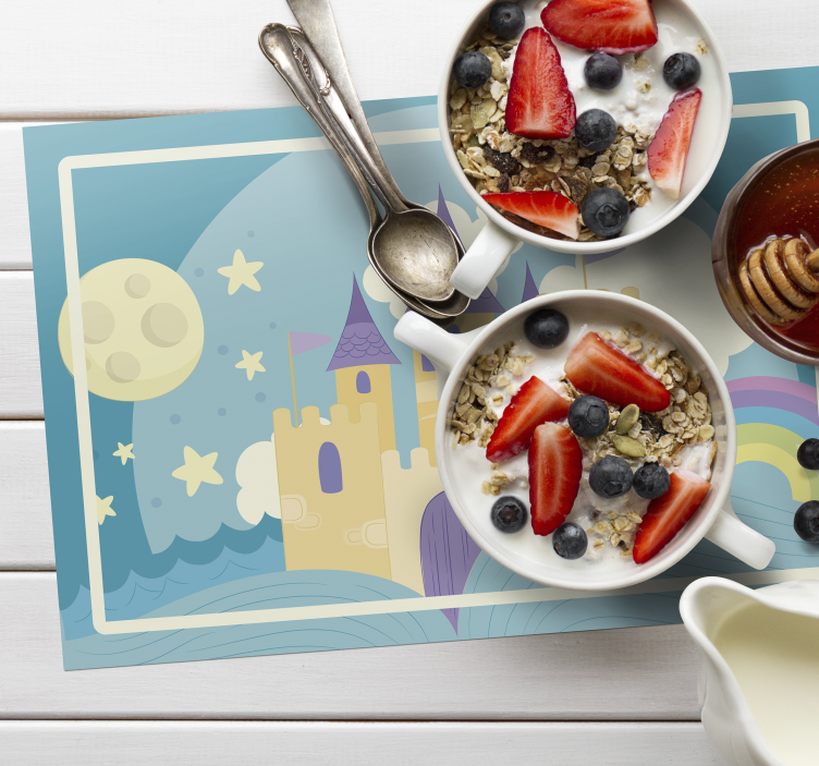 Set de table Château de princesse - TenStickers