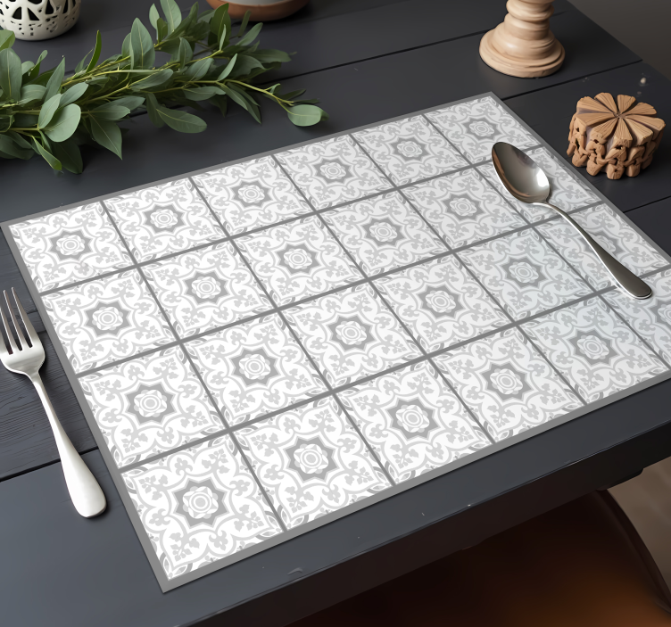 Set de table original tons gris - TenStickers