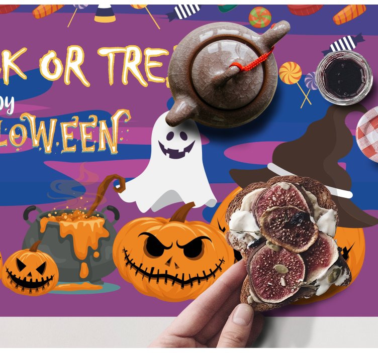 Set de table halloween trick treat table - TenStickers