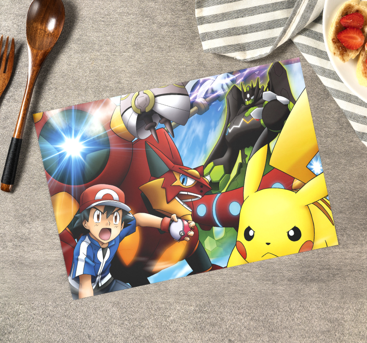Set de table pour maison Personnages pokémon - TenStickers