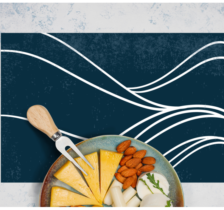 Set de table moderne motif vague élégant - TenStickers