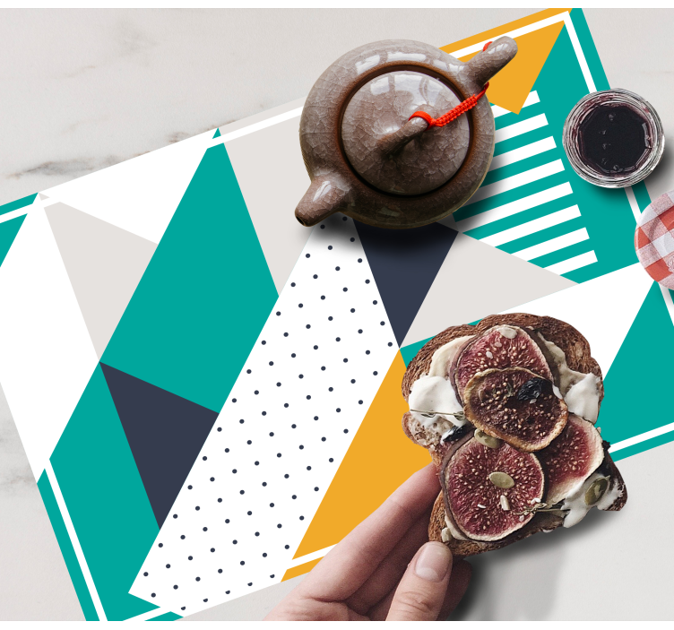 Set de table moderne motifs géométriques - TenStickers