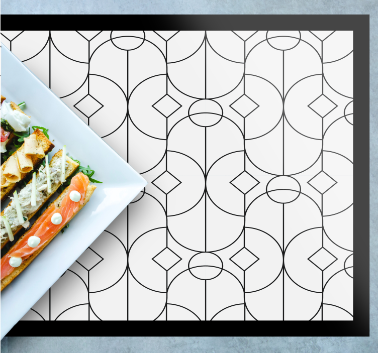 Set de table moderne style géométrique - TenStickers